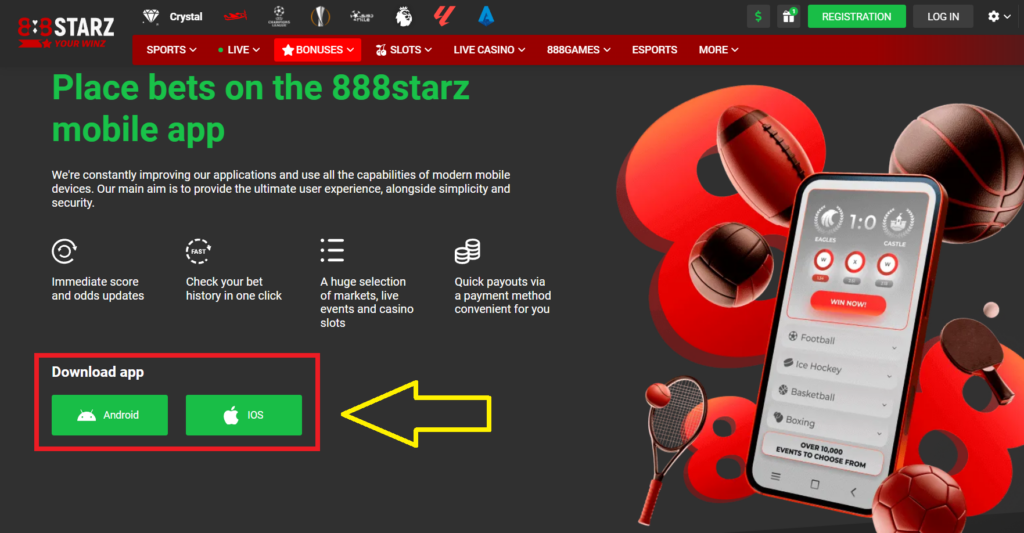 888 starz APK download for Android