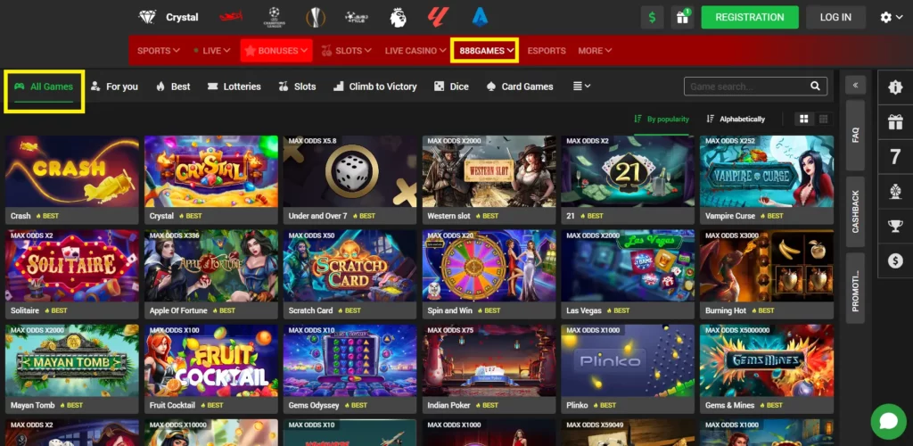 Use the 888starz bonus right