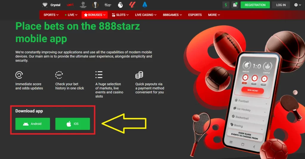 888 starz APK download for Android